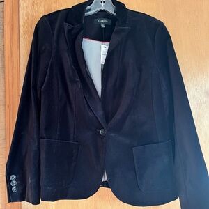 UNWORN Talbots Women's Elegant Black Velvet Blazer